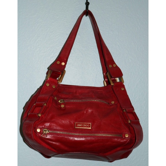 jimmy choo bag red